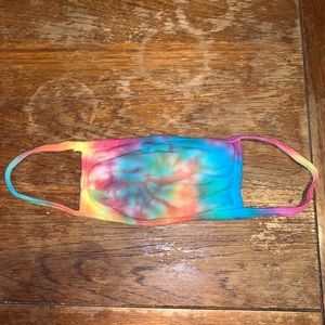 Cotton Swirl Rainbow Mask